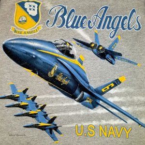🆓 FREE with another purchase 🆓 Blue Angels t-shirt (cotton)